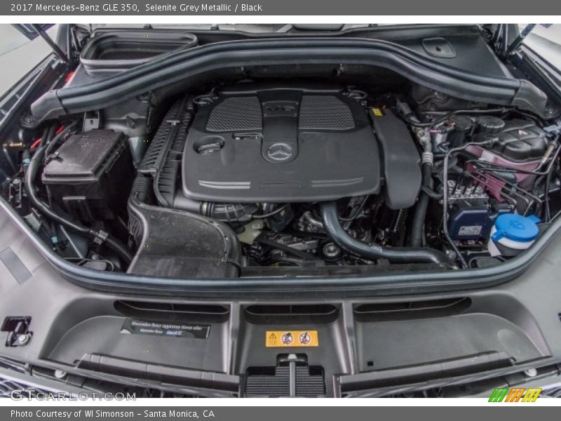 Selenite Grey Metallic / Black 2017 Mercedes-Benz GLE 350