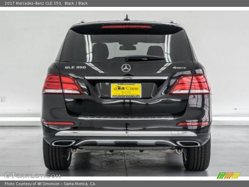 Black / Black 2017 Mercedes-Benz GLE 350