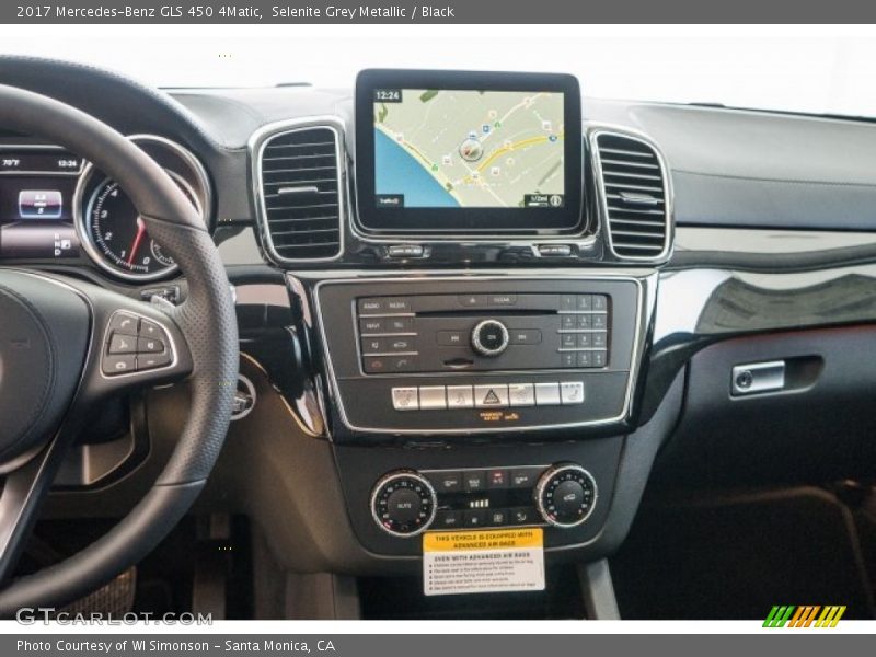 Selenite Grey Metallic / Black 2017 Mercedes-Benz GLS 450 4Matic