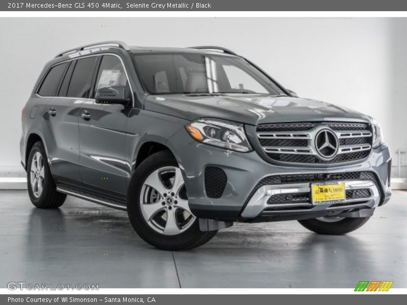 Selenite Grey Metallic / Black 2017 Mercedes-Benz GLS 450 4Matic