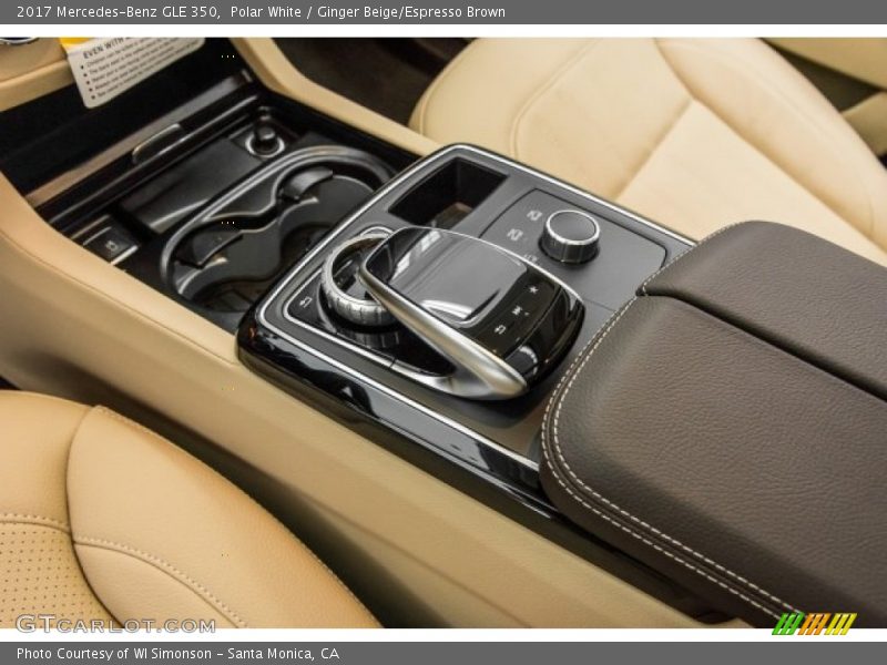 Polar White / Ginger Beige/Espresso Brown 2017 Mercedes-Benz GLE 350