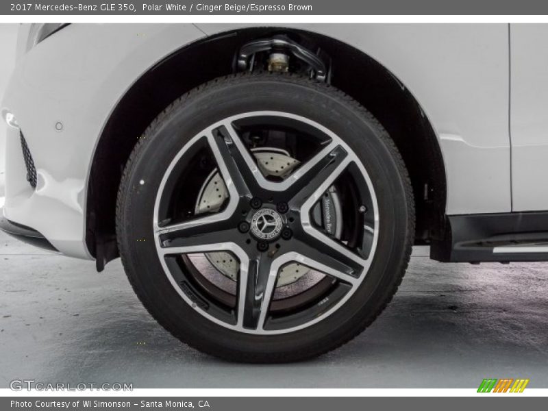 Polar White / Ginger Beige/Espresso Brown 2017 Mercedes-Benz GLE 350