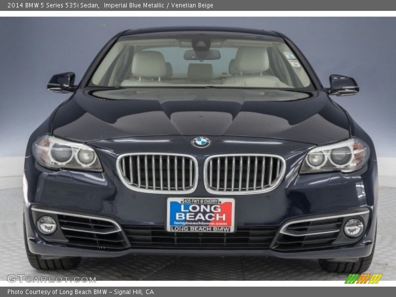 Imperial Blue Metallic / Venetian Beige 2014 BMW 5 Series 535i Sedan