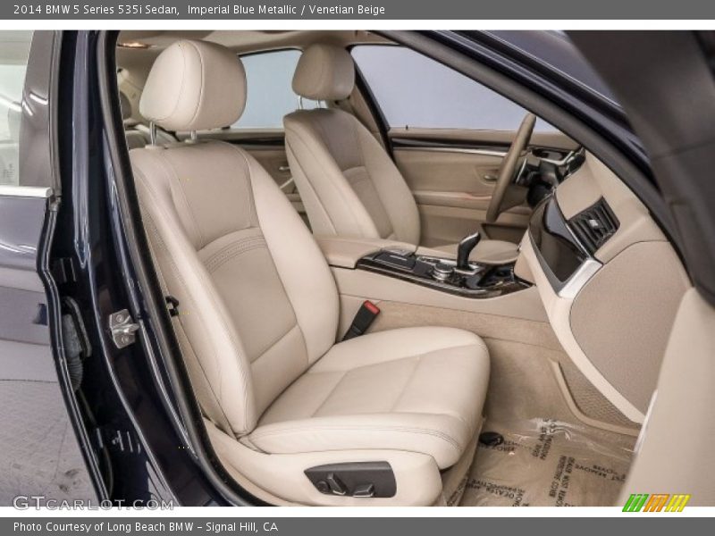 Imperial Blue Metallic / Venetian Beige 2014 BMW 5 Series 535i Sedan
