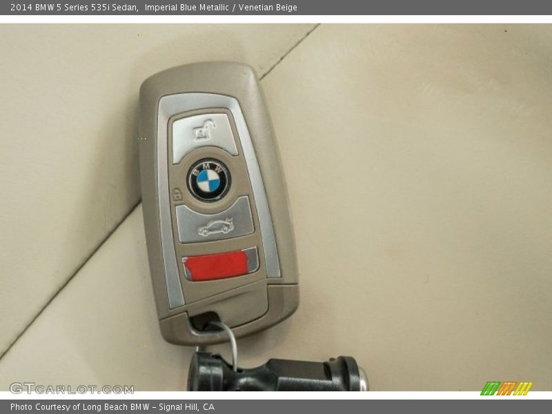 Imperial Blue Metallic / Venetian Beige 2014 BMW 5 Series 535i Sedan