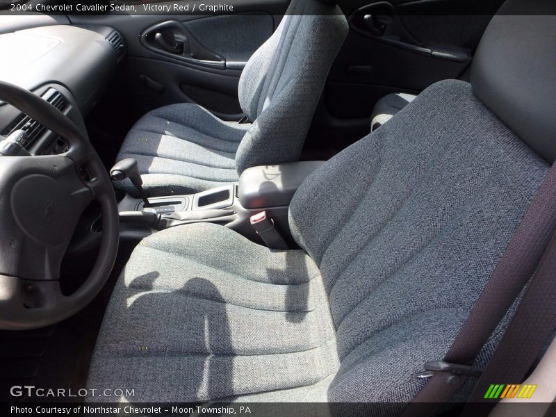 Victory Red / Graphite 2004 Chevrolet Cavalier Sedan