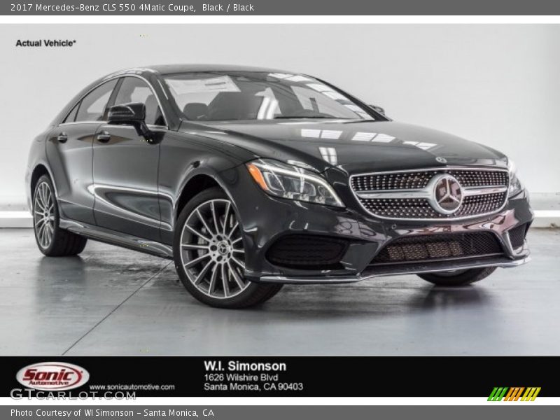 Black / Black 2017 Mercedes-Benz CLS 550 4Matic Coupe