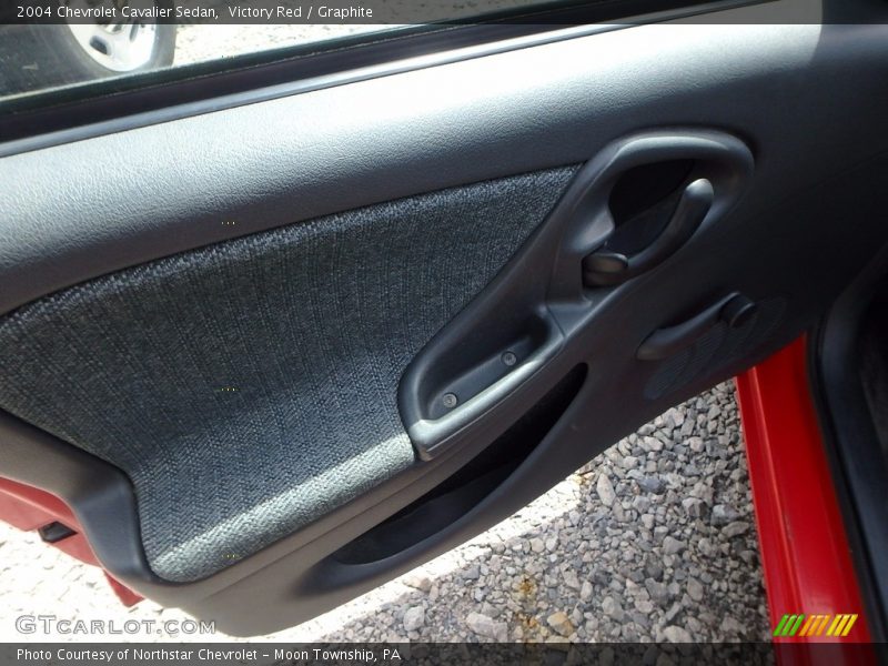Victory Red / Graphite 2004 Chevrolet Cavalier Sedan