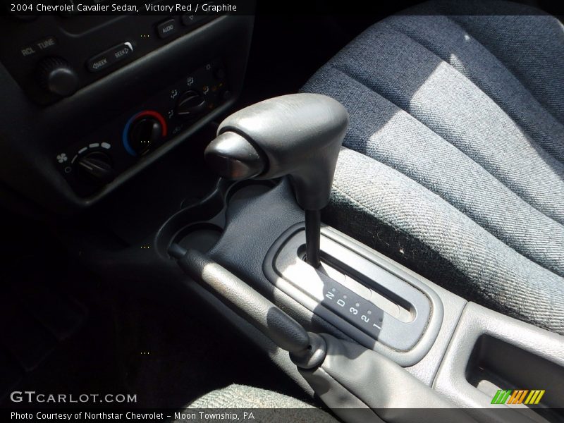Victory Red / Graphite 2004 Chevrolet Cavalier Sedan