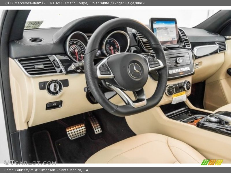 Polar White / Ginger Beige/Black 2017 Mercedes-Benz GLE 43 AMG 4Matic Coupe