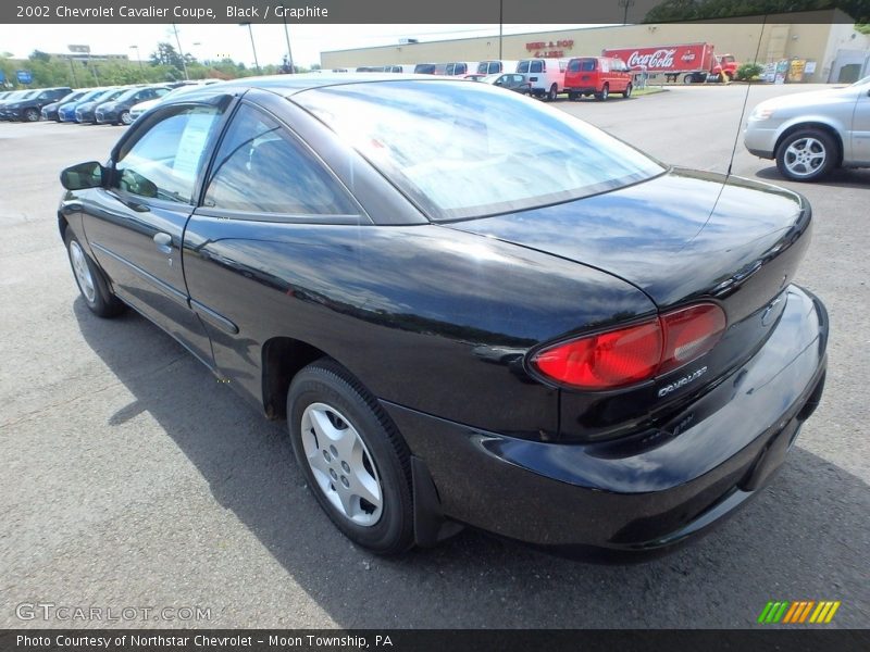 Black / Graphite 2002 Chevrolet Cavalier Coupe