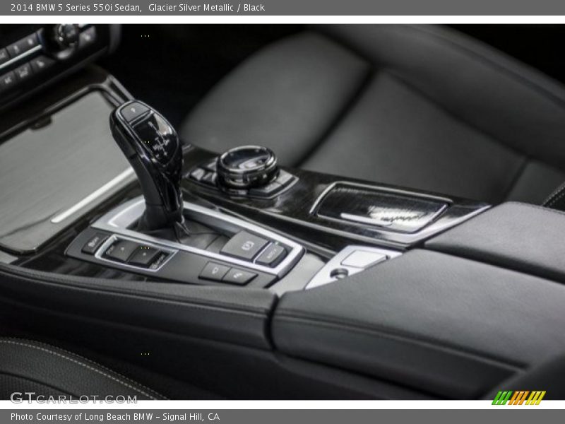 Glacier Silver Metallic / Black 2014 BMW 5 Series 550i Sedan