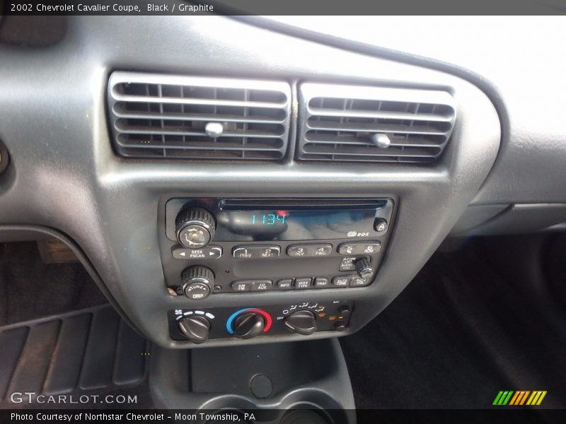 Black / Graphite 2002 Chevrolet Cavalier Coupe