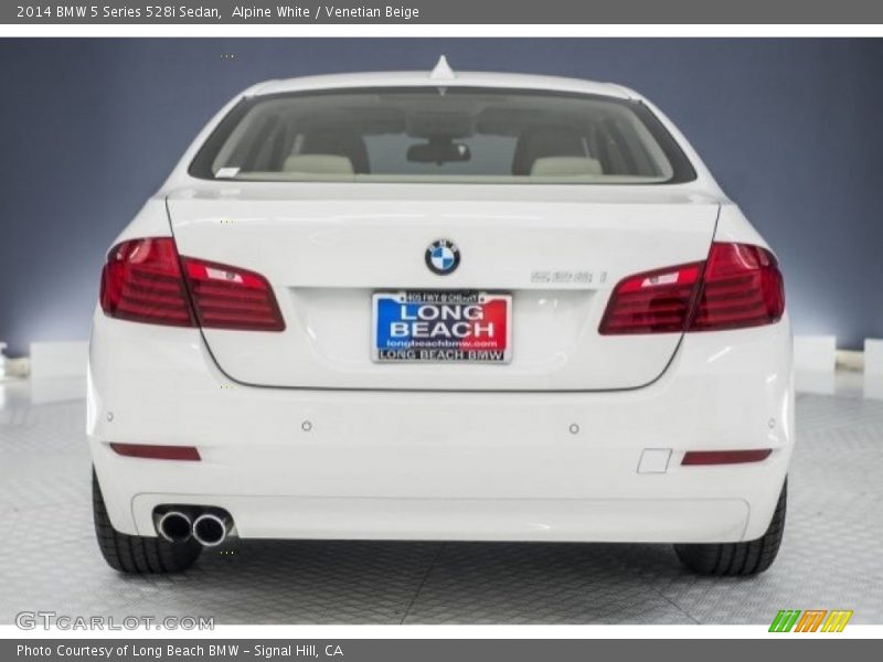 Alpine White / Venetian Beige 2014 BMW 5 Series 528i Sedan