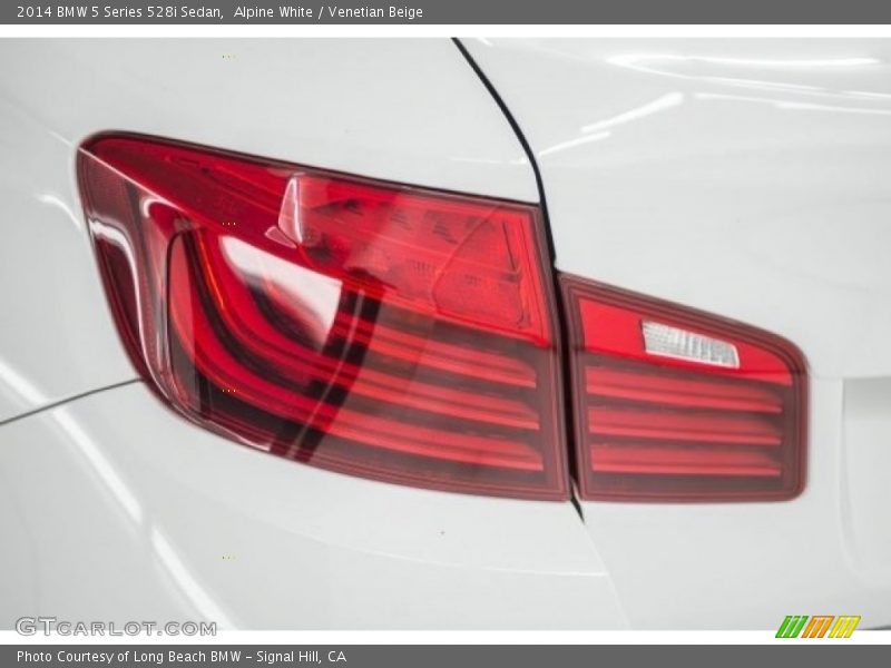 Alpine White / Venetian Beige 2014 BMW 5 Series 528i Sedan