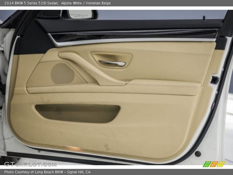 Alpine White / Venetian Beige 2014 BMW 5 Series 528i Sedan