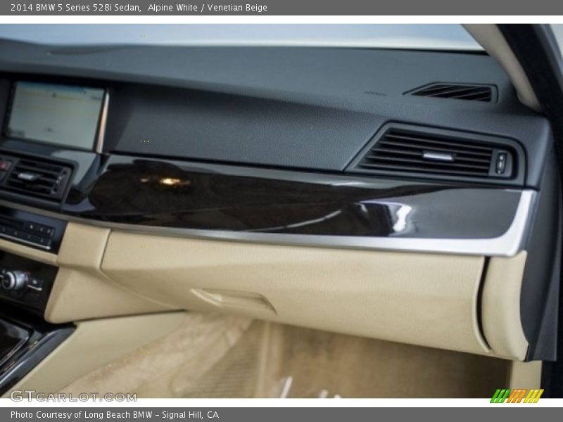 Alpine White / Venetian Beige 2014 BMW 5 Series 528i Sedan