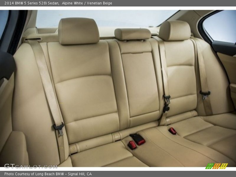 Alpine White / Venetian Beige 2014 BMW 5 Series 528i Sedan
