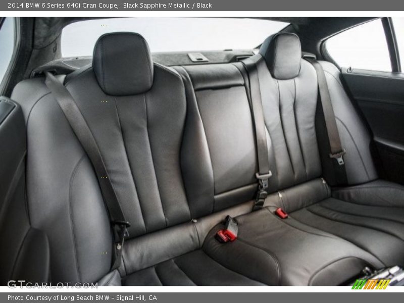 Black Sapphire Metallic / Black 2014 BMW 6 Series 640i Gran Coupe