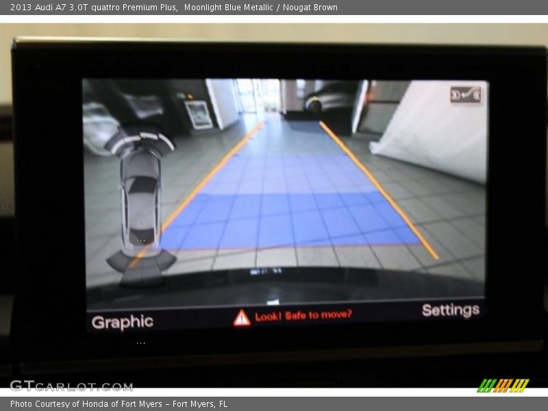 Moonlight Blue Metallic / Nougat Brown 2013 Audi A7 3.0T quattro Premium Plus