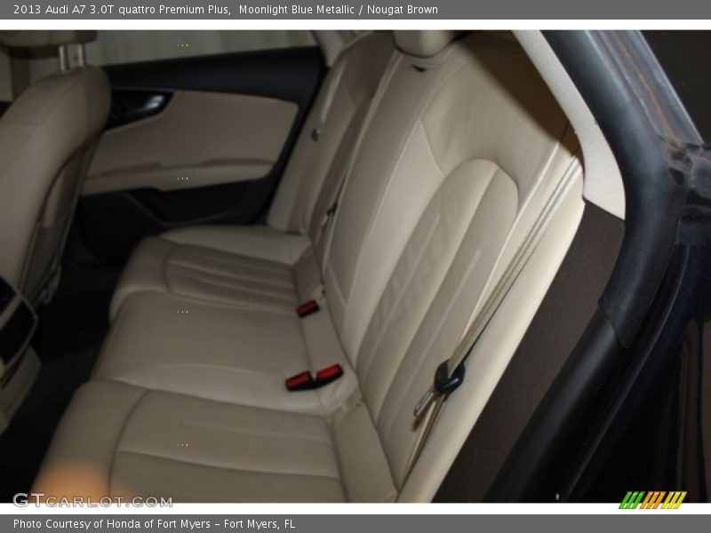 Moonlight Blue Metallic / Nougat Brown 2013 Audi A7 3.0T quattro Premium Plus