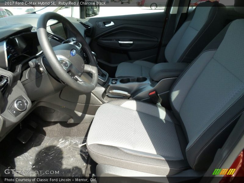 Ruby Red / Charcoal Black 2017 Ford C-Max Hybrid SE