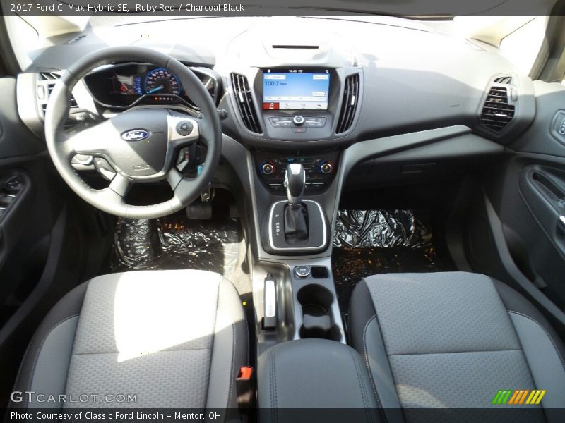 Ruby Red / Charcoal Black 2017 Ford C-Max Hybrid SE