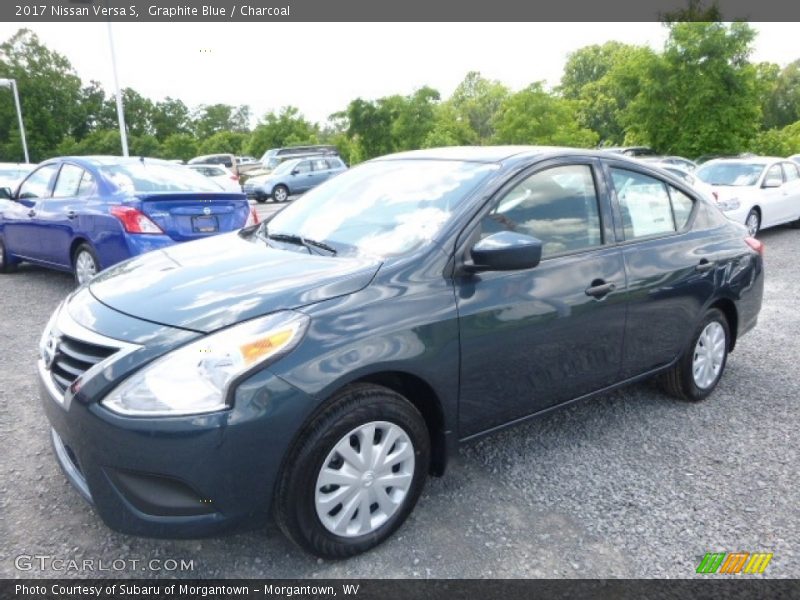 Graphite Blue / Charcoal 2017 Nissan Versa S