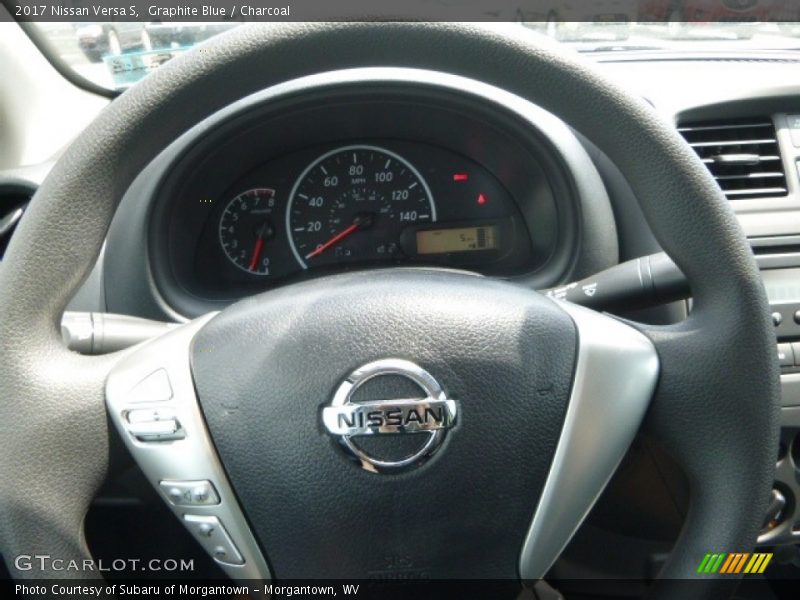 Graphite Blue / Charcoal 2017 Nissan Versa S