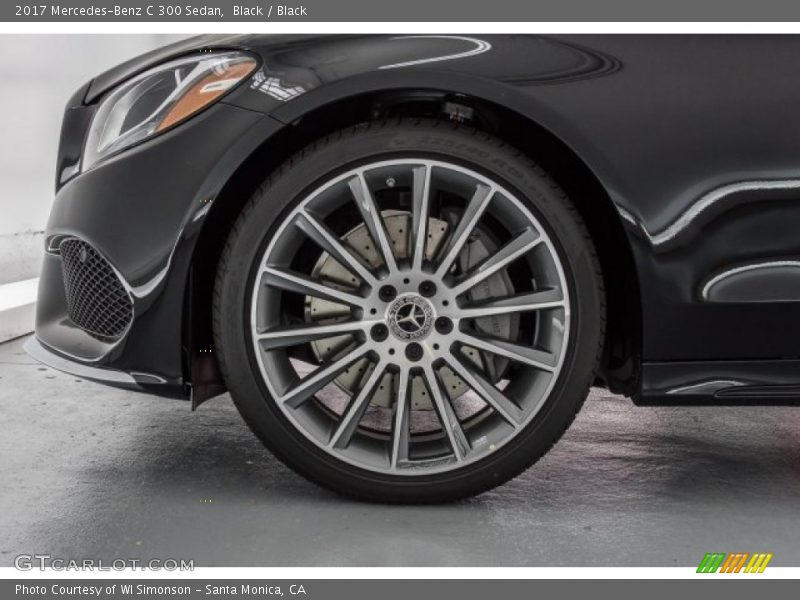 Black / Black 2017 Mercedes-Benz C 300 Sedan