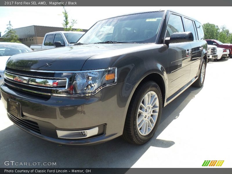 Magnetic / Black 2017 Ford Flex SEL AWD