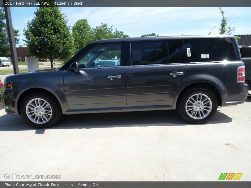 Magnetic / Black 2017 Ford Flex SEL AWD