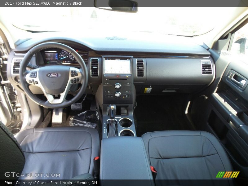 Magnetic / Black 2017 Ford Flex SEL AWD