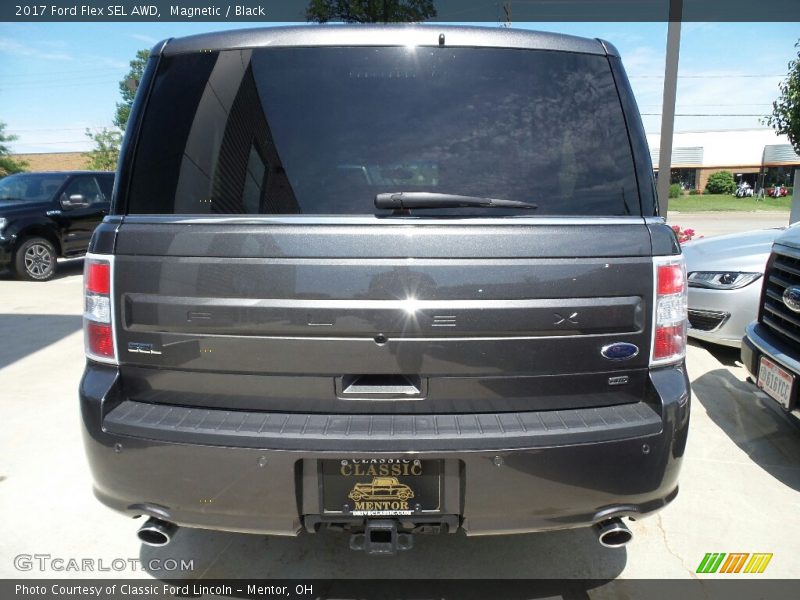 Magnetic / Black 2017 Ford Flex SEL AWD