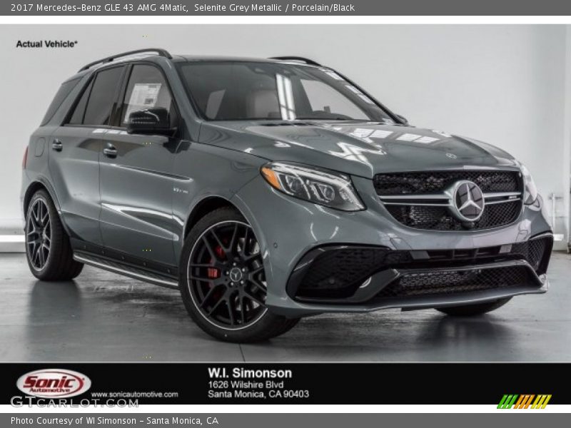 Selenite Grey Metallic / Porcelain/Black 2017 Mercedes-Benz GLE 43 AMG 4Matic