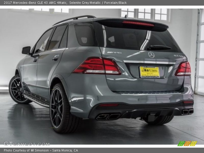 Selenite Grey Metallic / Porcelain/Black 2017 Mercedes-Benz GLE 43 AMG 4Matic