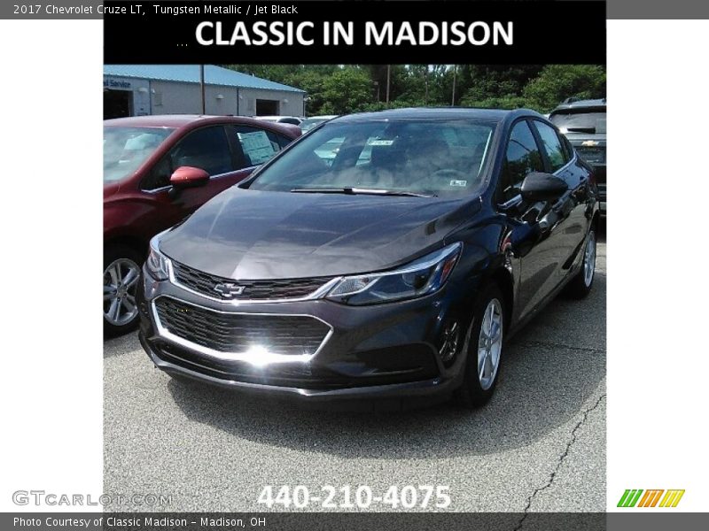 Tungsten Metallic / Jet Black 2017 Chevrolet Cruze LT