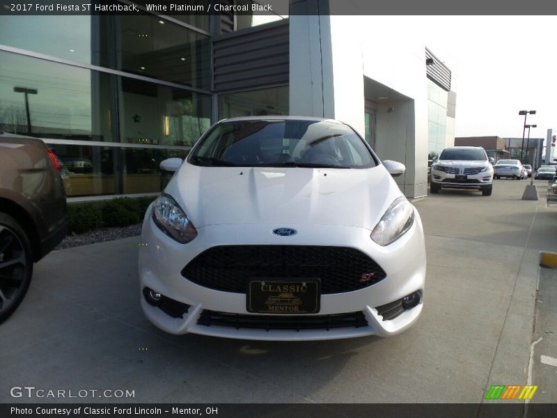 White Platinum / Charcoal Black 2017 Ford Fiesta ST Hatchback