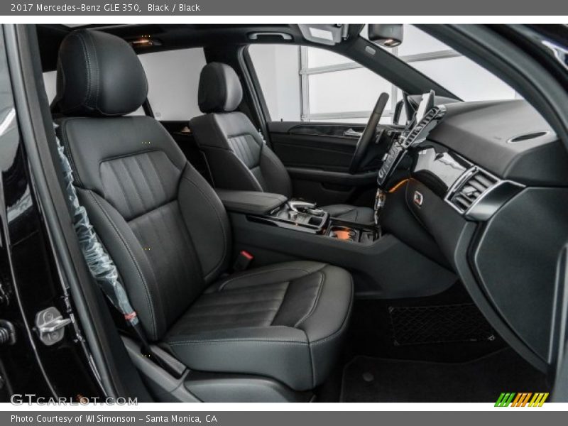 Black / Black 2017 Mercedes-Benz GLE 350