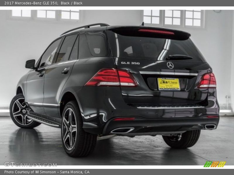 Black / Black 2017 Mercedes-Benz GLE 350