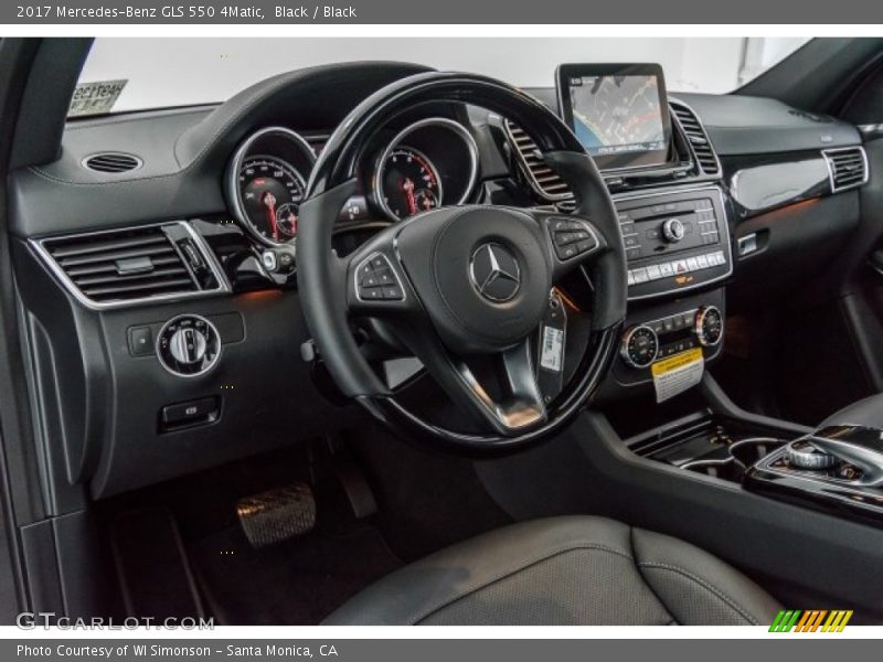 Black / Black 2017 Mercedes-Benz GLS 550 4Matic