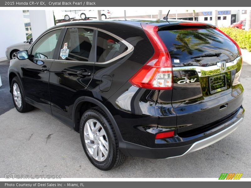 Crystal Black Pearl / Black 2015 Honda CR-V EX