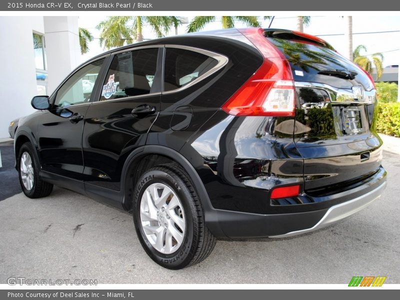 Crystal Black Pearl / Black 2015 Honda CR-V EX