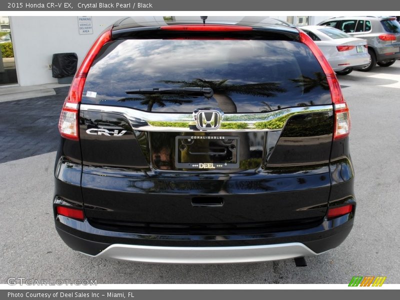 Crystal Black Pearl / Black 2015 Honda CR-V EX