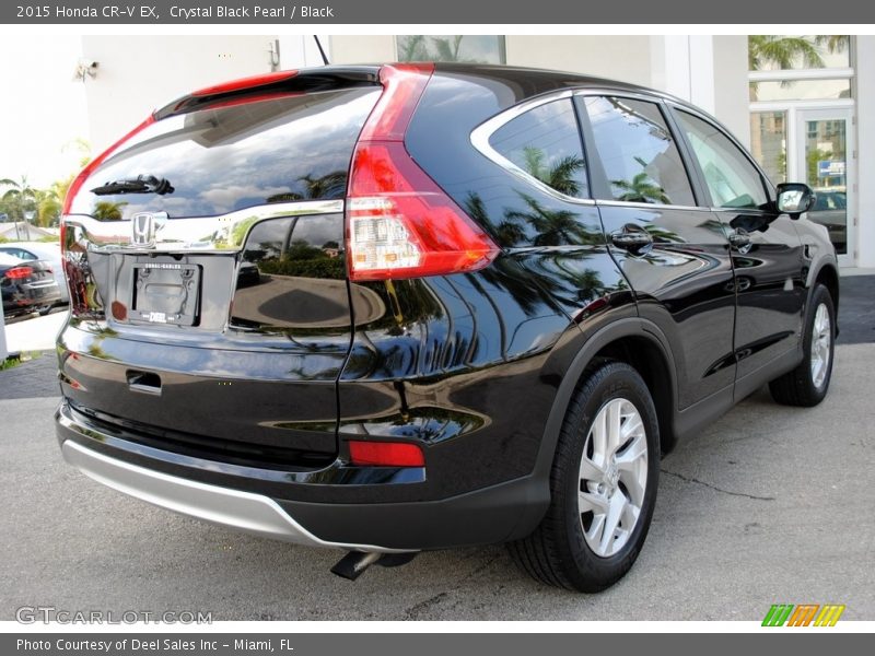 Crystal Black Pearl / Black 2015 Honda CR-V EX