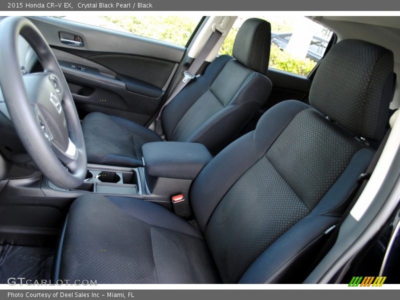Crystal Black Pearl / Black 2015 Honda CR-V EX