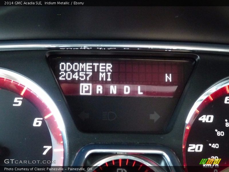 Iridium Metallic / Ebony 2014 GMC Acadia SLE