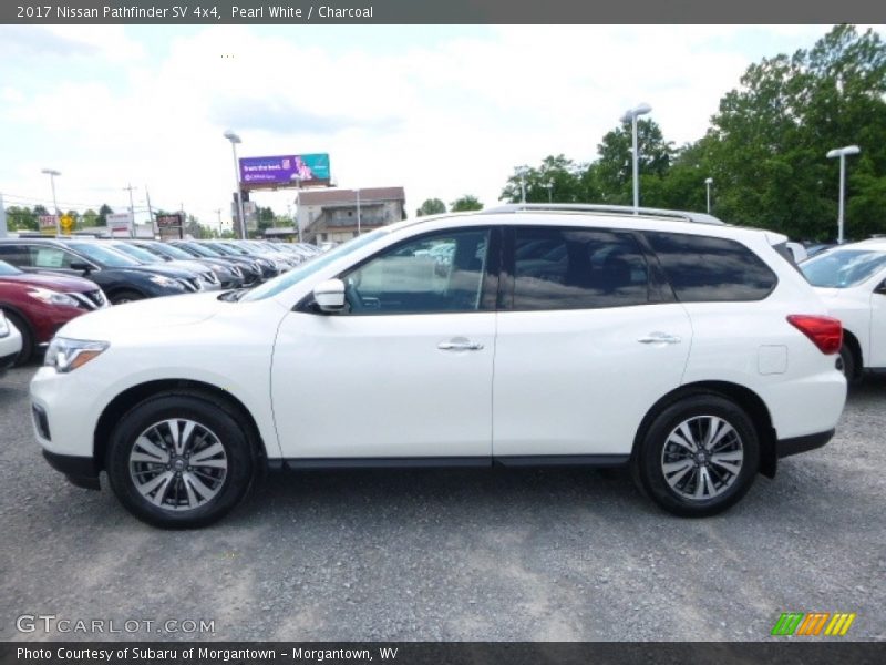 Pearl White / Charcoal 2017 Nissan Pathfinder SV 4x4