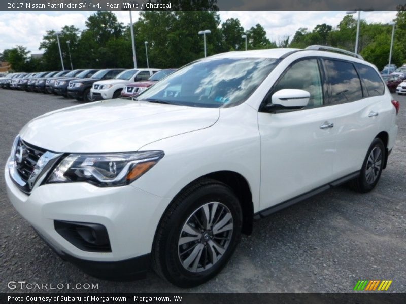 Pearl White / Charcoal 2017 Nissan Pathfinder SV 4x4