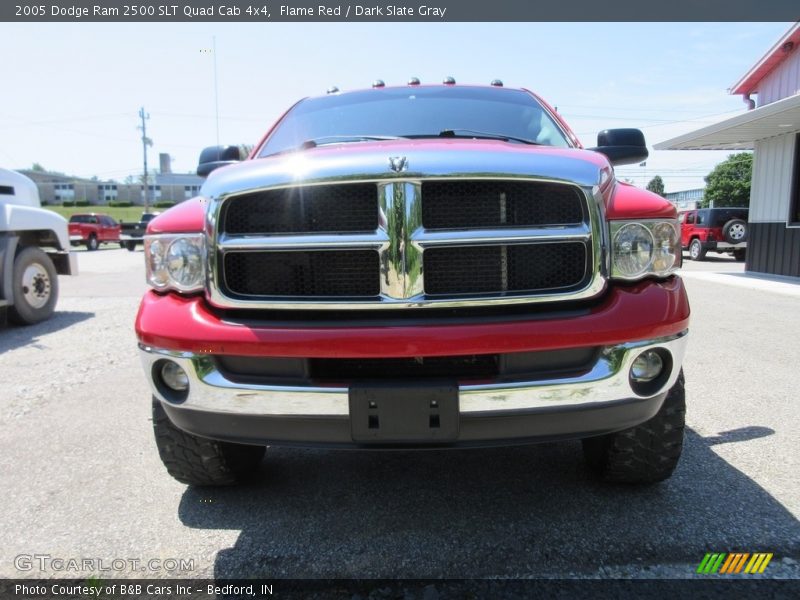 Flame Red / Dark Slate Gray 2005 Dodge Ram 2500 SLT Quad Cab 4x4